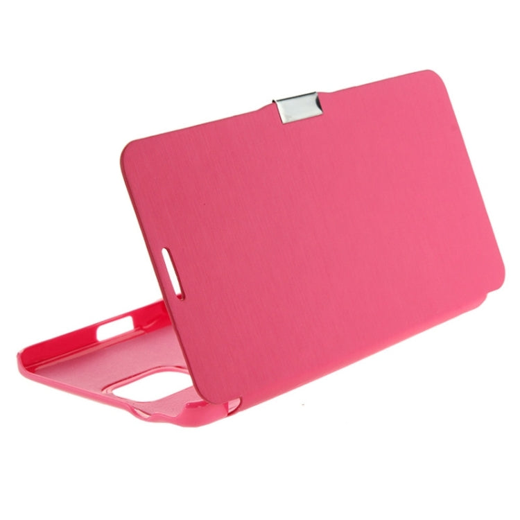 Brushed Texture Magnet Buckle Leather Case for Galaxy Note 4 N910