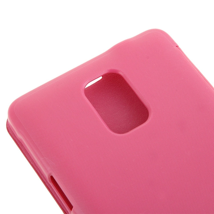 Brushed Texture Magnet Buckle Leather Case for Galaxy Note 4 N910