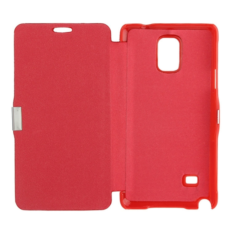 Brushed Texture Magnet Buckle Leather Case for Galaxy Note 4 N910