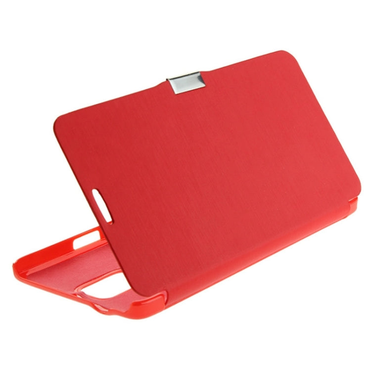 Brushed Texture Magnet Buckle Leather Case for Galaxy Note 4 N910