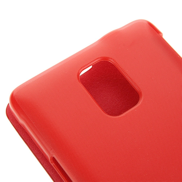 Brushed Texture Magnet Buckle Leather Case for Galaxy Note 4 N910