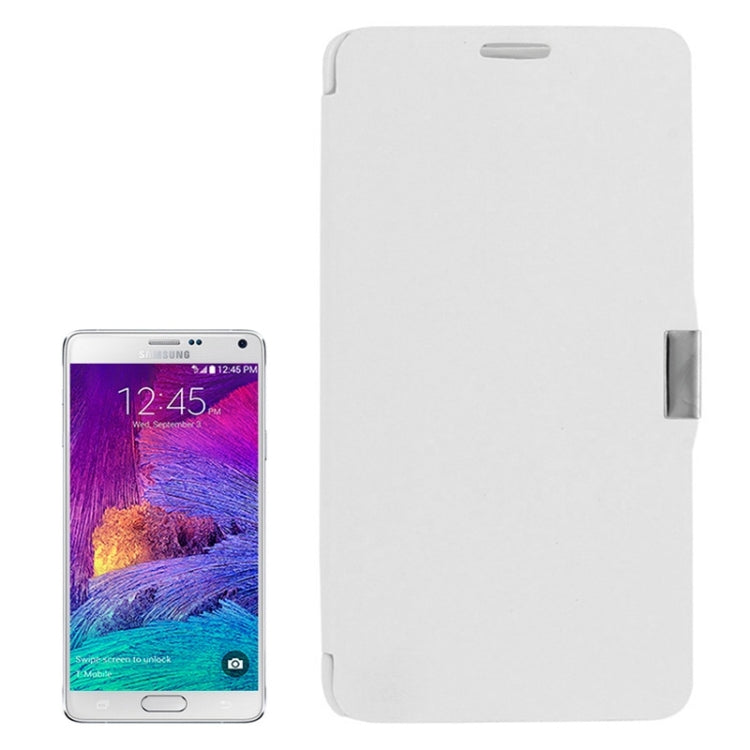 Brushed Texture Magnet Buckle Leather Case for Galaxy Note 4 N910