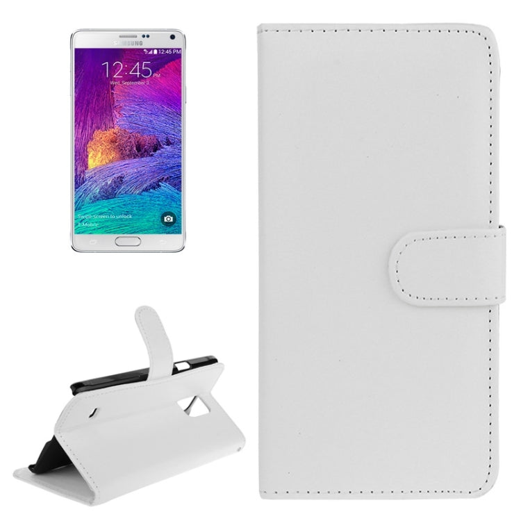 Crazy Horse Texture Magnet Buckle Leather Case with Holder & Card Slots for Galaxy Note 4 N910