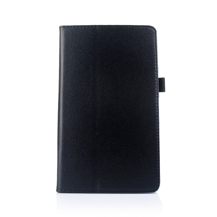 Two Floding Methods Litchi Texture Horizontal Flip Leather Case with Holder for Galaxy Tab S 8.4 / T700