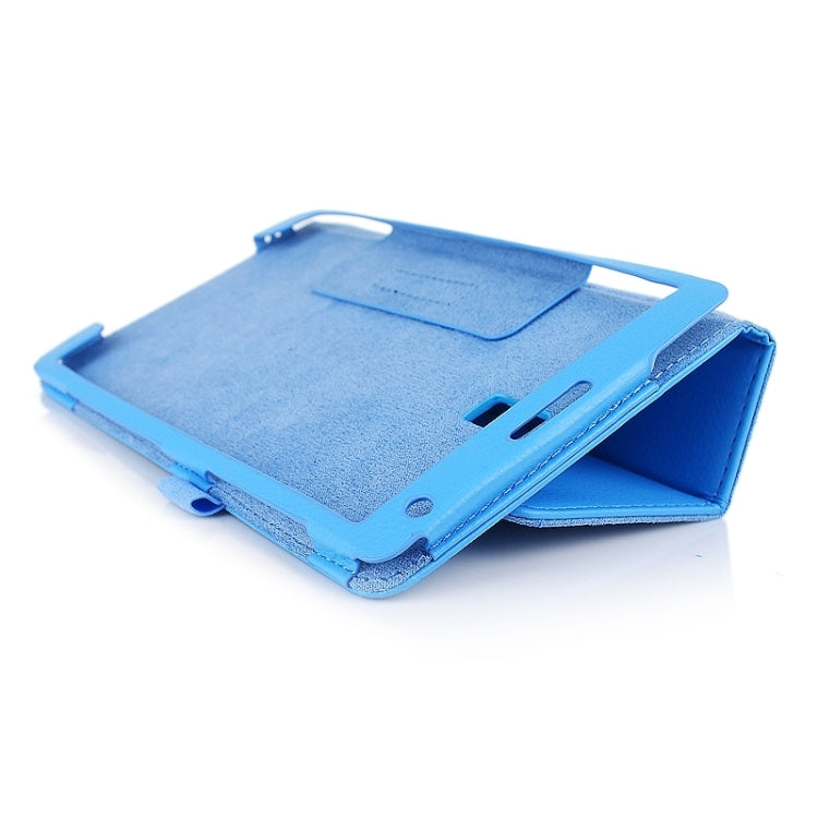 Two Floding Methods Litchi Texture Horizontal Flip Leather Case with Holder for Galaxy Tab S 8.4 / T700