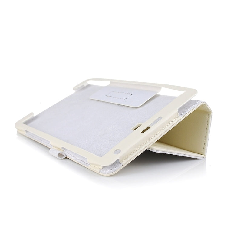 Two Floding Methods Litchi Texture Horizontal Flip Leather Case with Holder for Galaxy Tab S 8.4 / T700