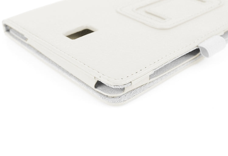 Two Floding Methods Litchi Texture Horizontal Flip Leather Case with Holder for Galaxy Tab S 8.4 / T700
