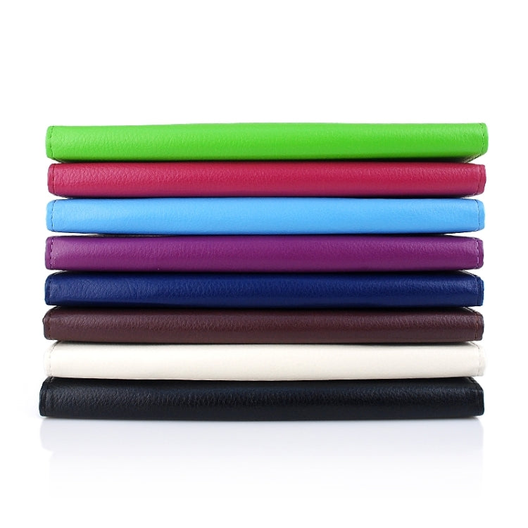Two Floding Methods Litchi Texture Horizontal Flip Leather Case with Holder for Galaxy Tab S 8.4 / T700