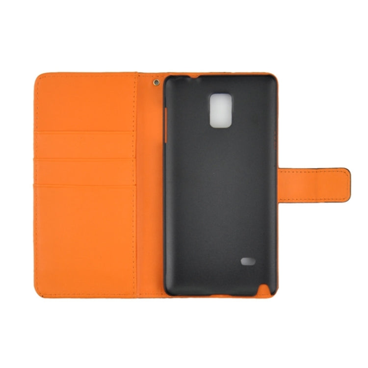 Ultra-thin Hollow Out Dot Horizontal Flip Leather Case with Holder & Card Slots for Galaxy Note 4 N910