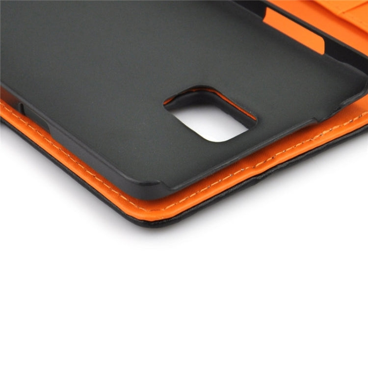 Ultra-thin Hollow Out Dot Horizontal Flip Leather Case with Holder & Card Slots for Galaxy Note 4 N910