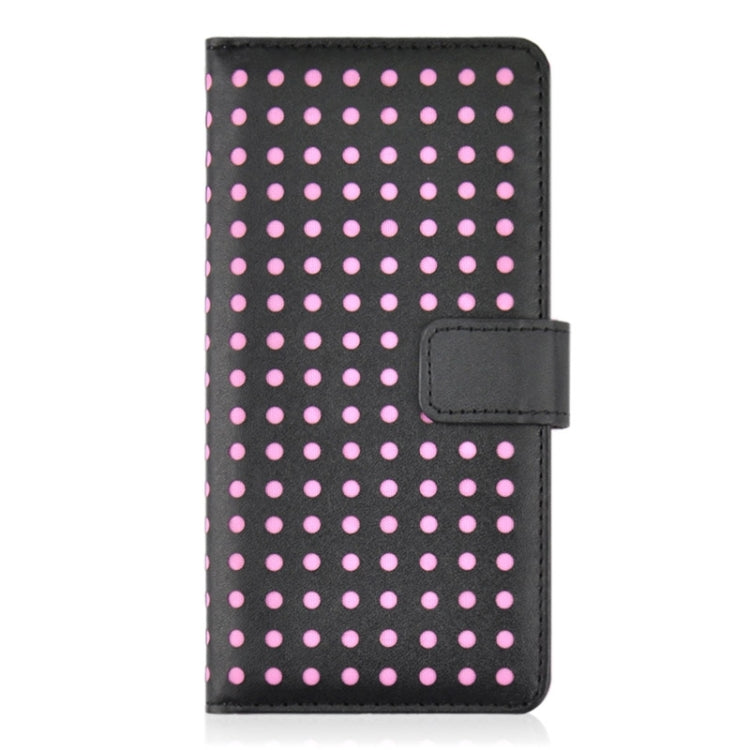 Ultra-thin Hollow Out Dot Horizontal Flip Leather Case with Holder & Card Slots for Galaxy Note 4 N910