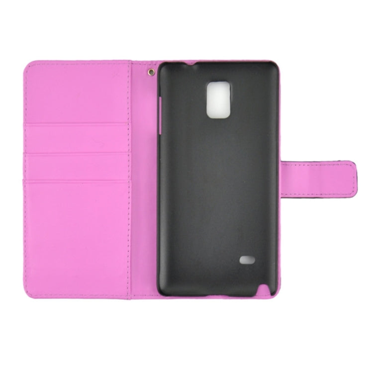 Ultra-thin Hollow Out Dot Horizontal Flip Leather Case with Holder & Card Slots for Galaxy Note 4 N910