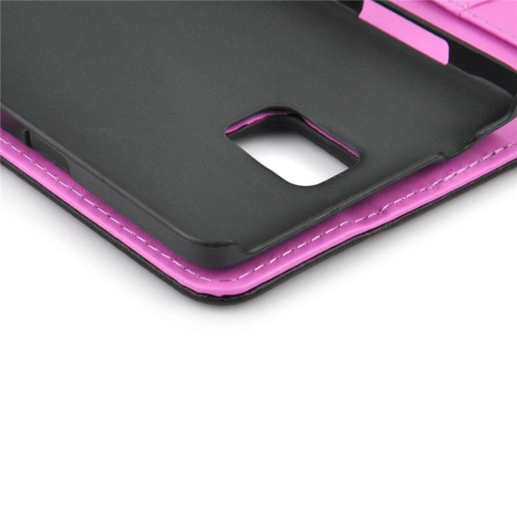 Ultra-thin Hollow Out Dot Horizontal Flip Leather Case with Holder & Card Slots for Galaxy Note 4 N910