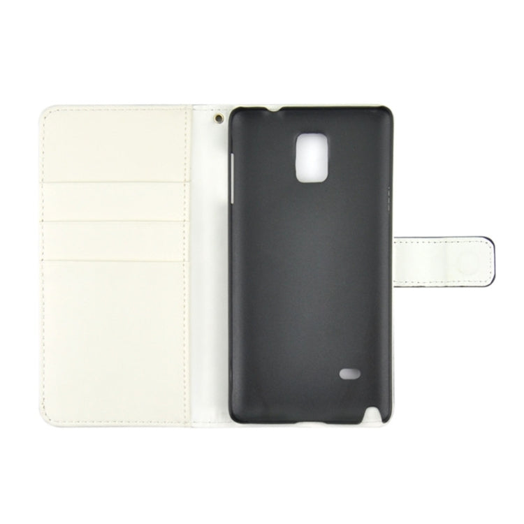 Ultra-thin Hollow Out Dot Horizontal Flip Leather Case with Holder & Card Slots for Galaxy Note 4 N910