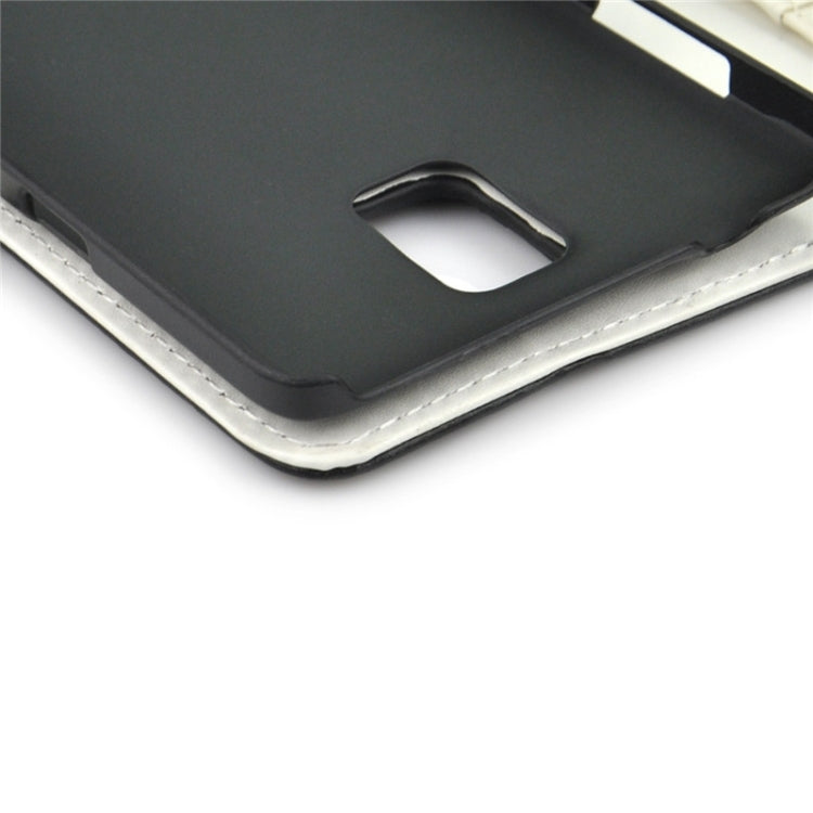 Ultra-thin Hollow Out Dot Horizontal Flip Leather Case with Holder & Card Slots for Galaxy Note 4 N910