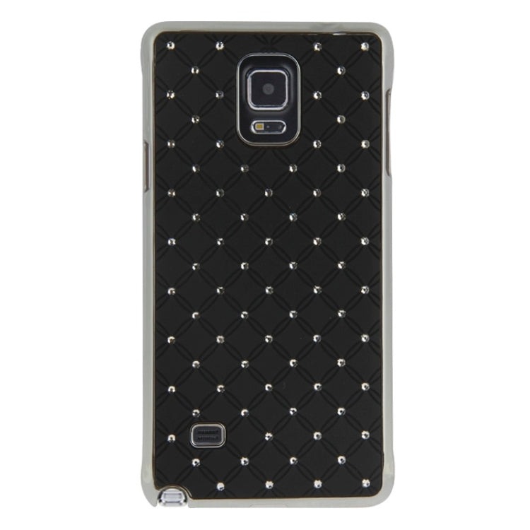 Bling Diamond Stars Encrusted Plating Skinning Plastic Case for Galaxy Note 4 / N910