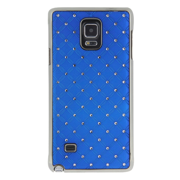 Bling Diamond Stars Encrusted Plating Skinning Plastic Case for Galaxy Note 4 / N910