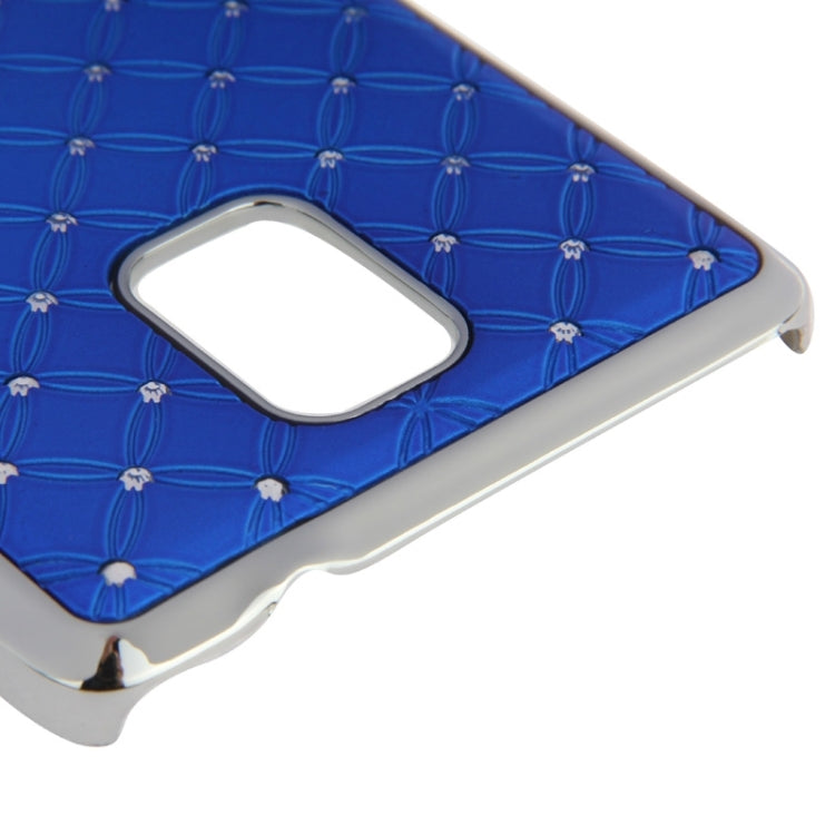 Bling Diamond Stars Encrusted Plating Skinning Plastic Case for Galaxy Note 4 / N910