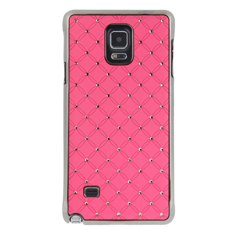 Bling Diamond Stars Encrusted Plating Skinning Plastic Case for Galaxy Note 4 / N910