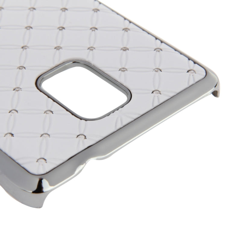 Bling Diamond Stars Encrusted Plating Skinning Plastic Case for Galaxy Note 4 / N910