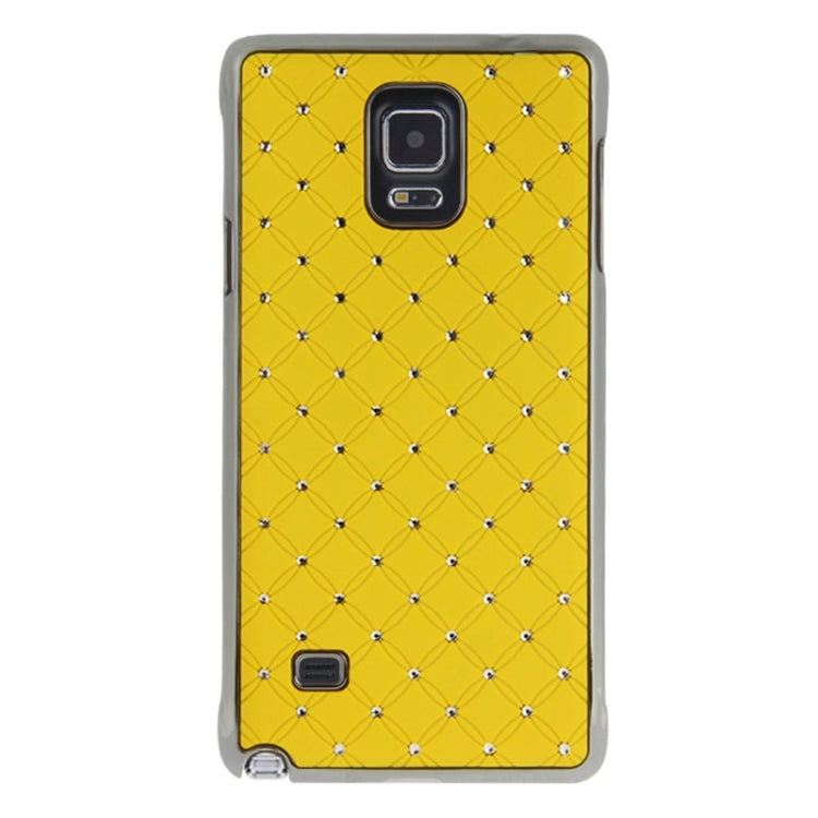 Bling Diamond Stars Encrusted Plating Skinning Plastic Case for Galaxy Note 4 / N910