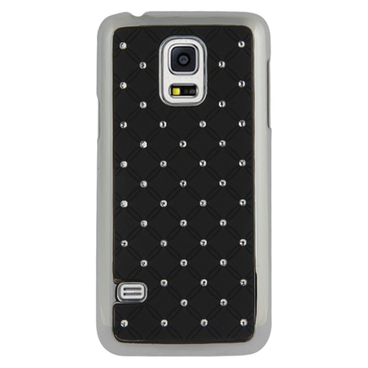 Bling Diamond Stars Encrusted Plating Skinning Plastic Case for Galaxy S5 mini / G800