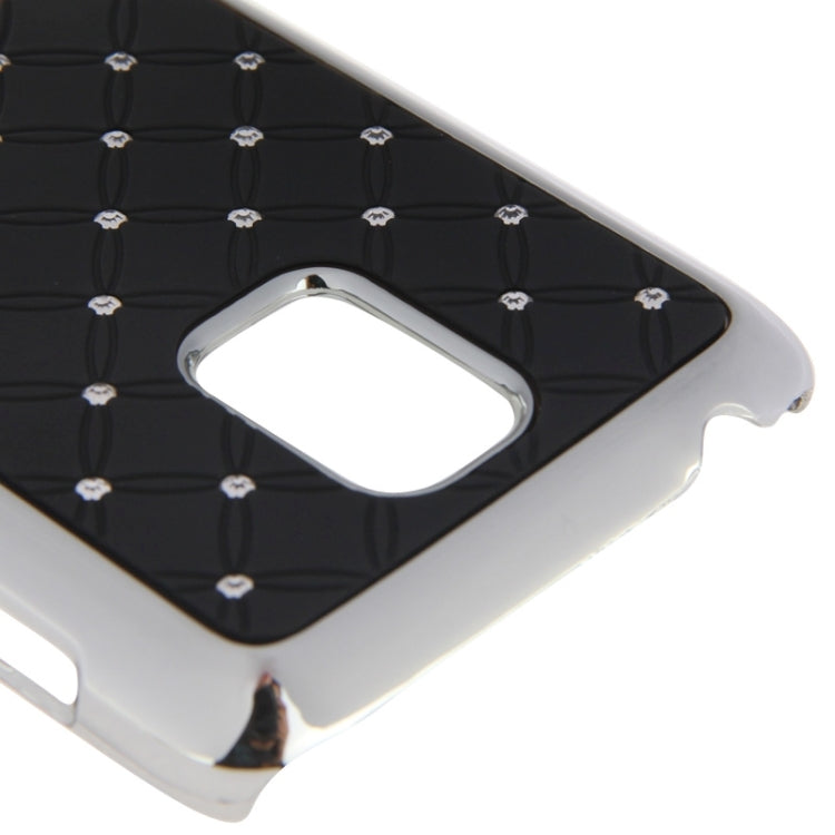 Bling Diamond Stars Encrusted Plating Skinning Plastic Case for Galaxy S5 mini / G800