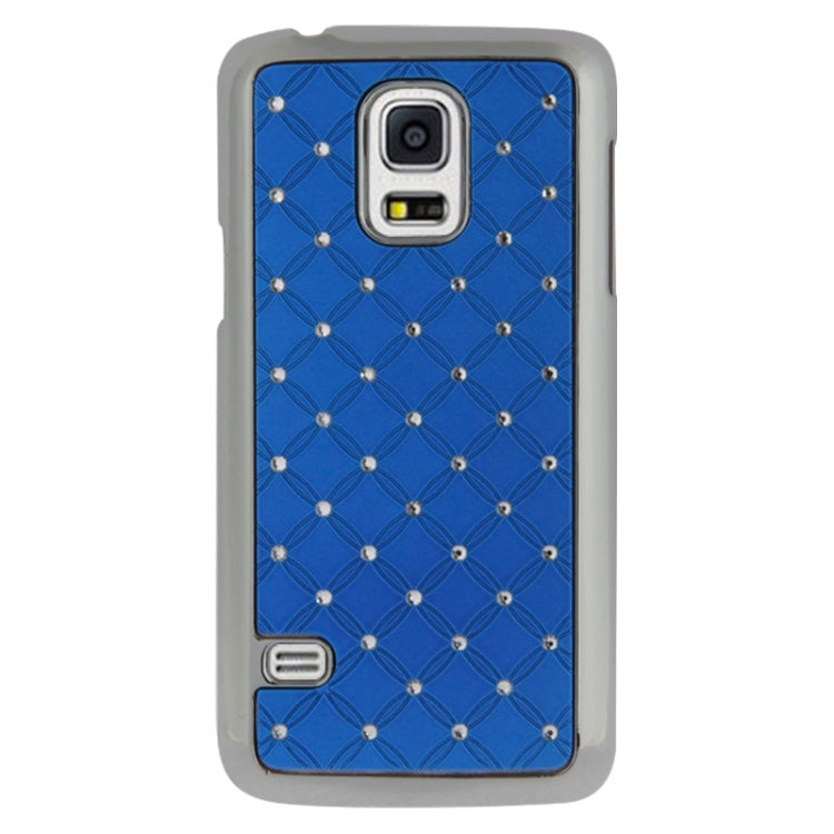 Bling Diamond Stars Encrusted Plating Skinning Plastic Case for Galaxy S5 mini / G800