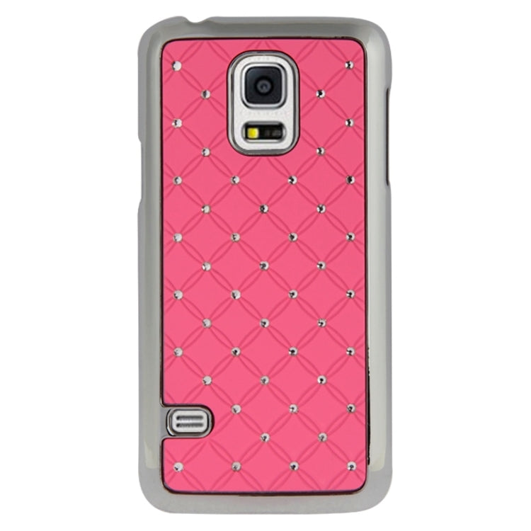 Bling Diamond Stars Encrusted Plating Skinning Plastic Case for Galaxy S5 mini / G800