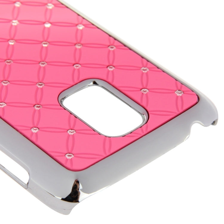 Bling Diamond Stars Encrusted Plating Skinning Plastic Case for Galaxy S5 mini / G800