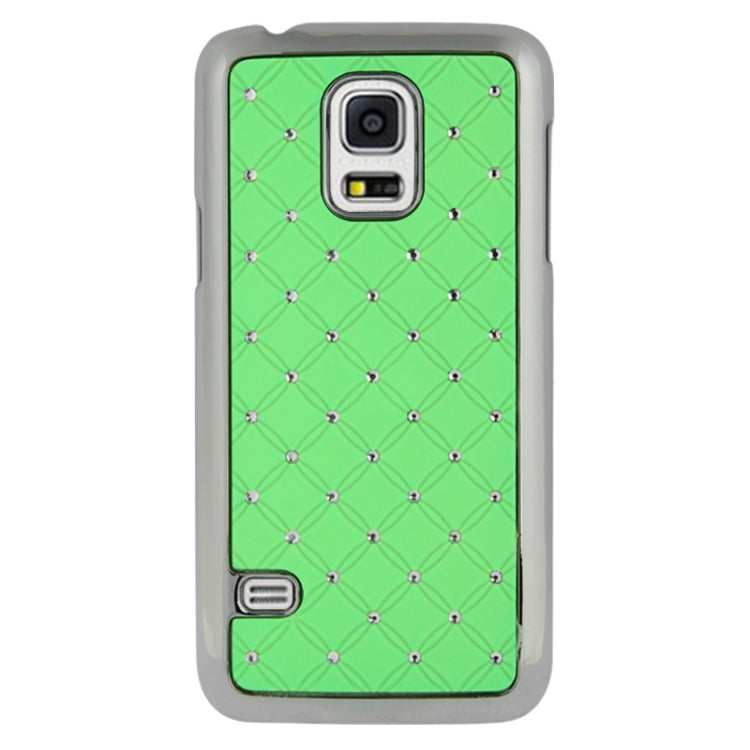 Bling Diamond Stars Encrusted Plating Skinning Plastic Case for Galaxy S5 mini / G800