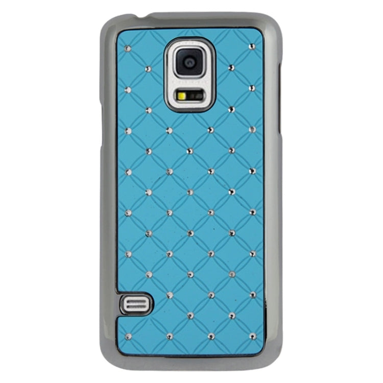 Bling Diamond Stars Encrusted Plating Skinning Plastic Case for Galaxy S5 mini / G800