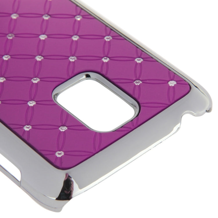Bling Diamond Stars Encrusted Plating Skinning Plastic Case for Galaxy S5 mini / G800