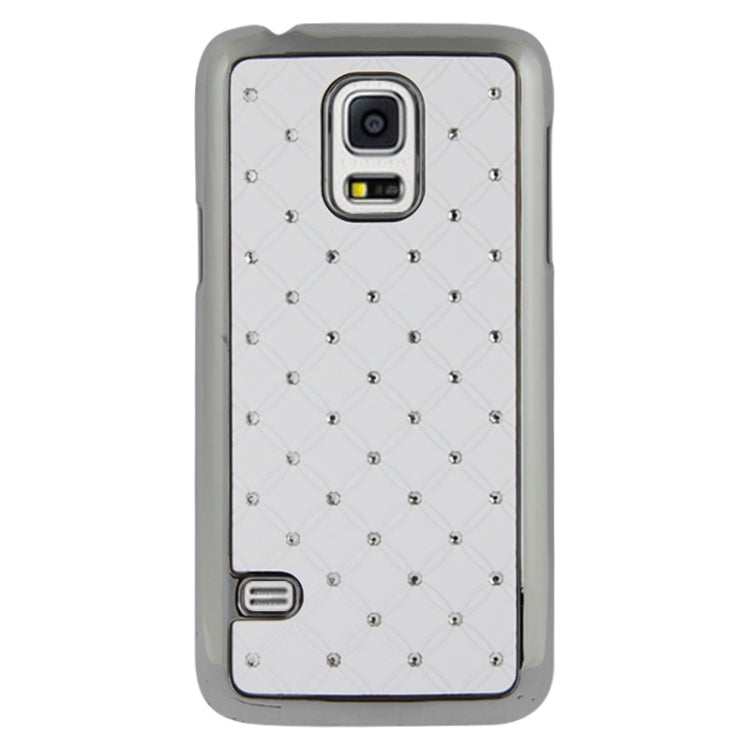Bling Diamond Stars Encrusted Plating Skinning Plastic Case for Galaxy S5 mini / G800