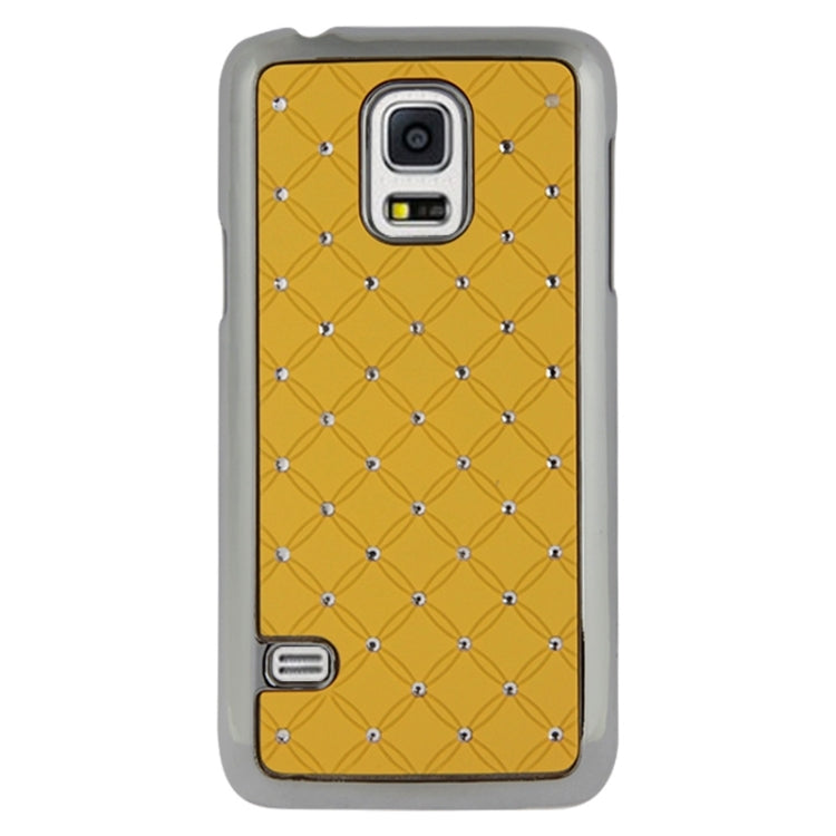 Bling Diamond Stars Encrusted Plating Skinning Plastic Case for Galaxy S5 mini / G800