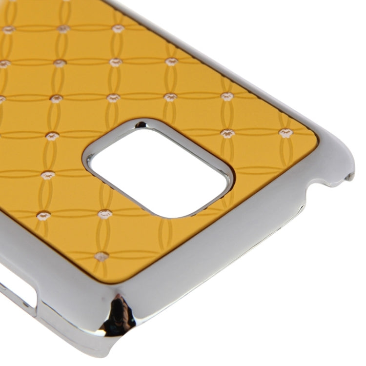 Bling Diamond Stars Encrusted Plating Skinning Plastic Case for Galaxy S5 mini / G800