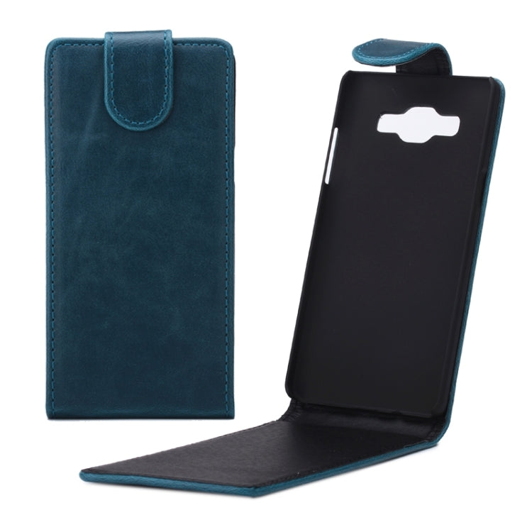 Crazy Horse Texture Vertical Flip Leather Case for Galaxy A5 / A500F