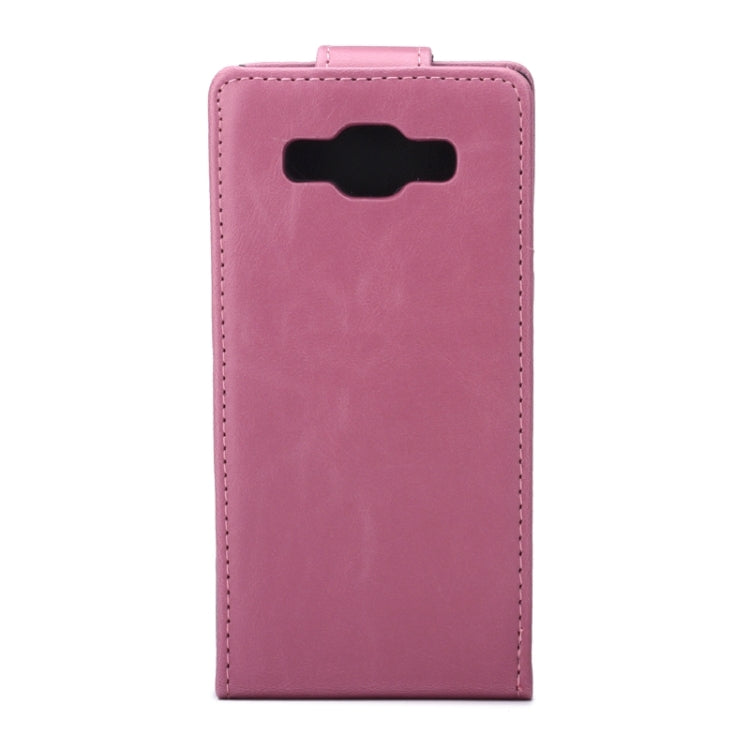 Crazy Horse Texture Vertical Flip Leather Case for Galaxy A5 / A500F