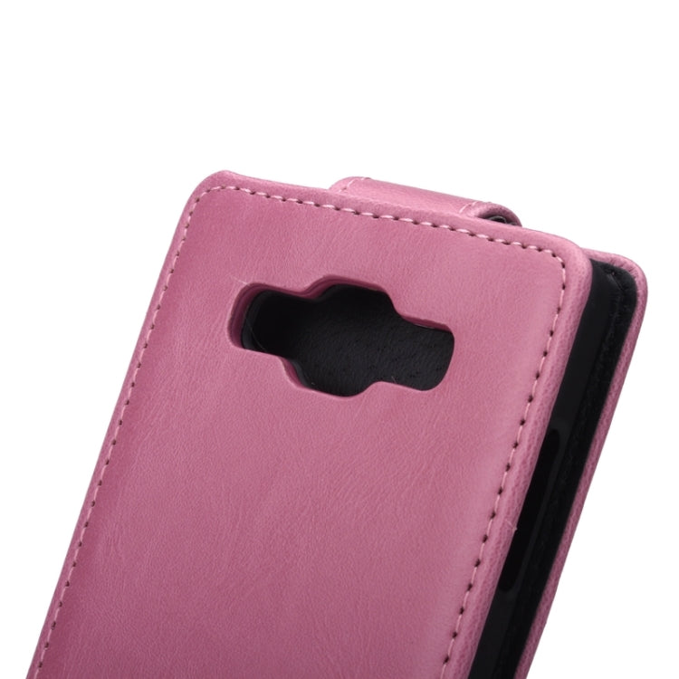 Crazy Horse Texture Vertical Flip Leather Case for Galaxy A5 / A500F