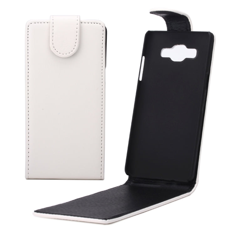 Crazy Horse Texture Vertical Flip Leather Case for Galaxy A5 / A500F