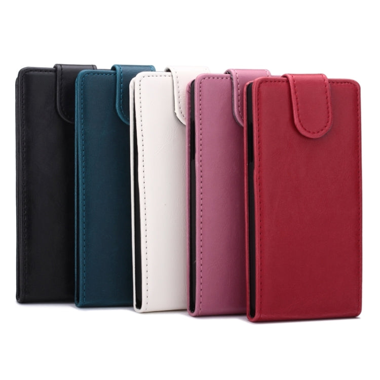 Crazy Horse Texture Vertical Flip Leather Case for Galaxy A5 / A500F