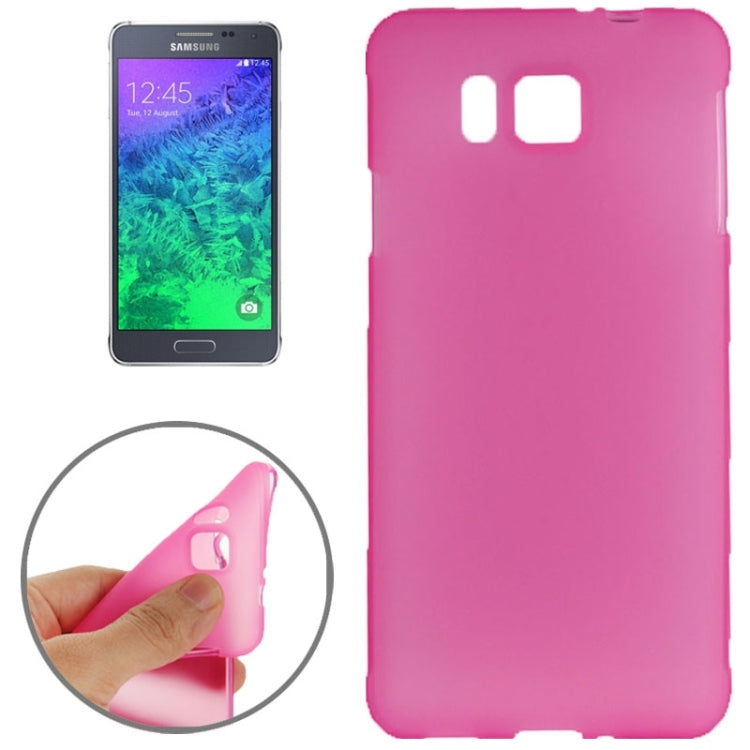Double Frosted TPU Case for Galaxy Alpha / G850