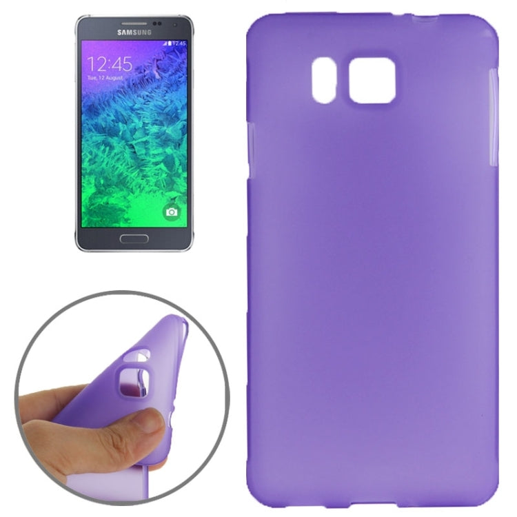 Double Frosted TPU Case for Galaxy Alpha / G850