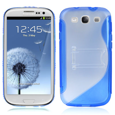 TPU Protection Case with Holder for Galaxy SIII / i9300