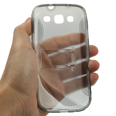 TPU Protection Case with Holder for Galaxy SIII / i9300