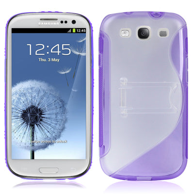 TPU Protection Case with Holder for Galaxy SIII / i9300