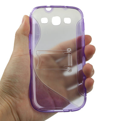 TPU Protection Case with Holder for Galaxy SIII / i9300