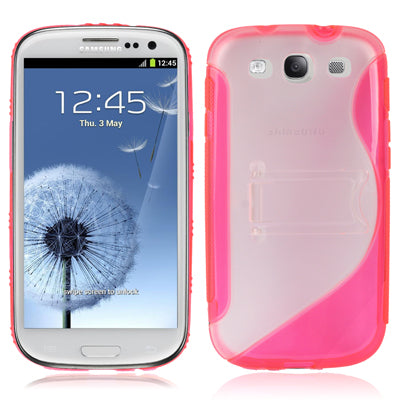 TPU Protection Case with Holder for Galaxy SIII / i9300