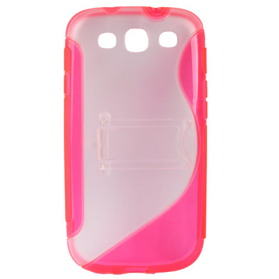 TPU Protection Case with Holder for Galaxy SIII / i9300