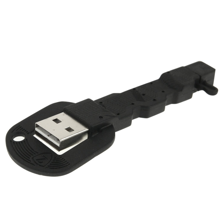 Micro USB 5 Pin to Double Sided USB Port Key Shape Data / Charging Cable, Length: 8.4cm